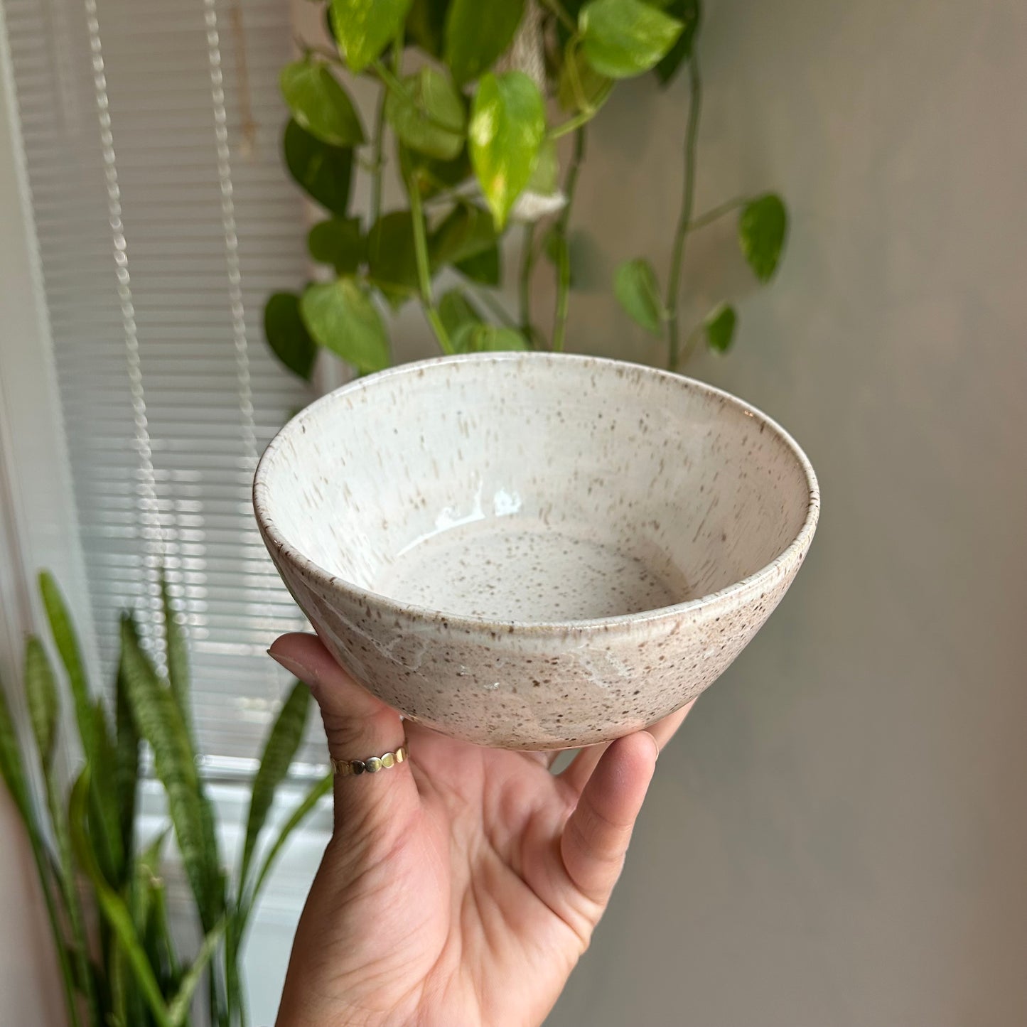Light Pink/Cream Bowl