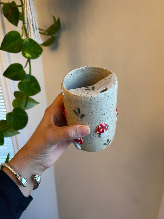 Mushroom Sip Cup