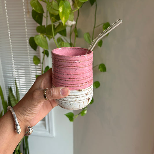 Pink Pottery Cup
