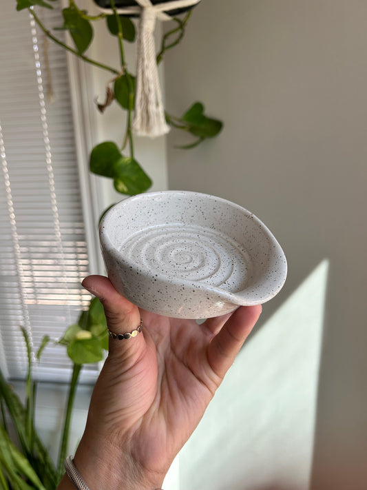 White Ladle/Spoon Rest