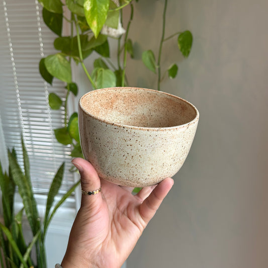 Speckled Pottery Bowl