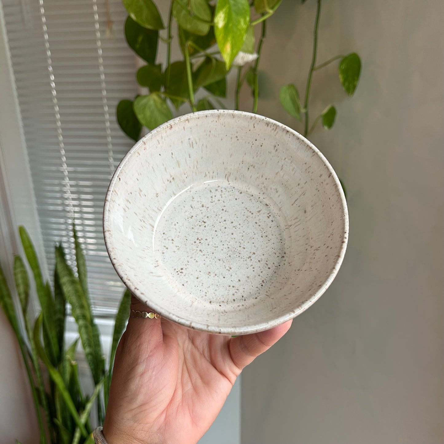 Light Pink/Cream Bowl